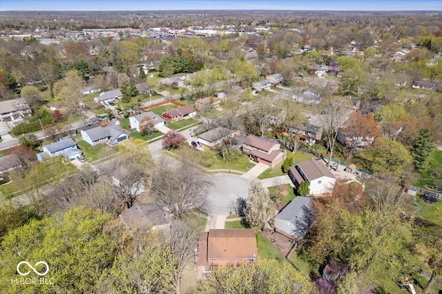 315 Heritage Ct, Fishers, IN 46038 - birds eye view of property with a residential view