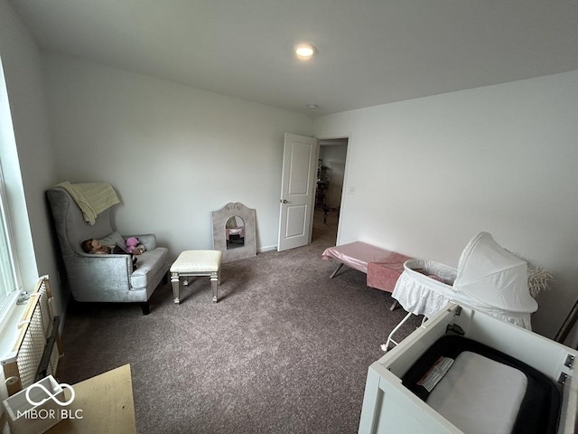 1573 Vera Blvd, Danville, IN 46122 - living area with recessed lighting and carpet floors