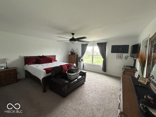 1573 Vera Blvd, Danville, IN 46122 - bedroom featuring carpet and a ceiling fan