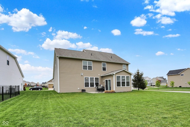 16758 Bingham Dr, Westfield, IN 46074 - rear view of property featuring a yard, a patio, fence, and a residential view