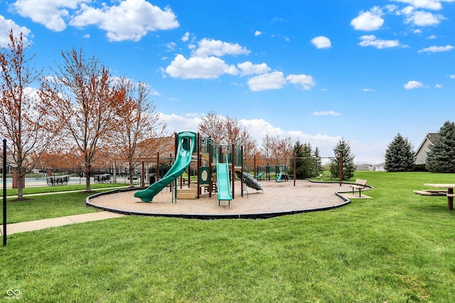 16758 Bingham Dr, Westfield, IN 46074 - community jungle gym with a yard and fence