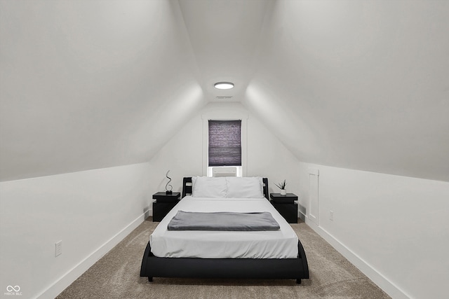 1818 Orleans St, Indianapolis, IN 46203 - carpeted bedroom with baseboards and lofted ceiling
