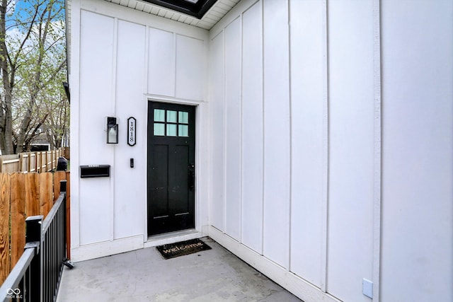 1818 Orleans St, Indianapolis, IN 46203 - entrance to property featuring board and batten siding and fence