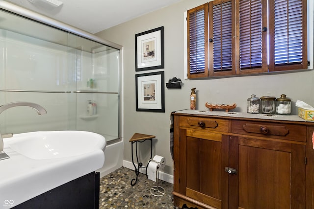 2790 W 50th St, Marion, IN 46953 - full bathroom with vanity and baseboards