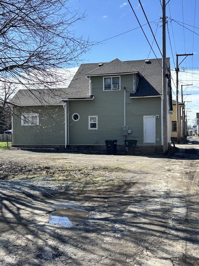312 S Gharkey St, Muncie, IN 47305 - back of house with a shingled roof
