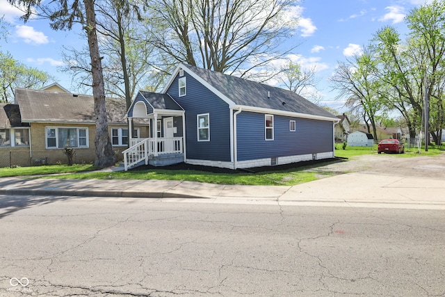 view of bungalow-style home