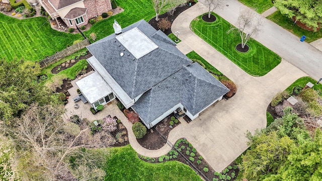 aerial view