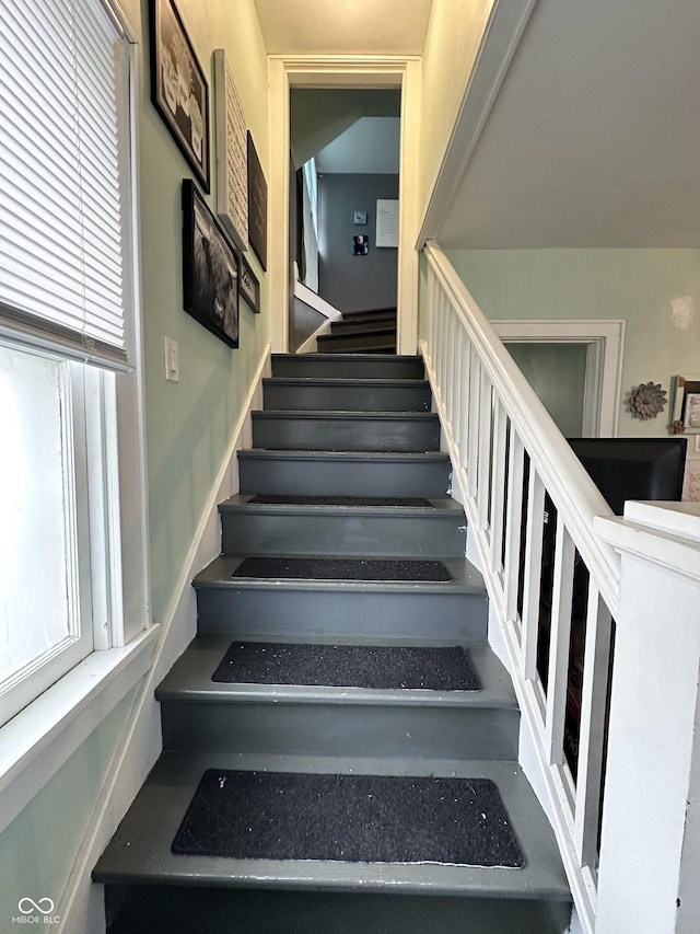 view of staircase