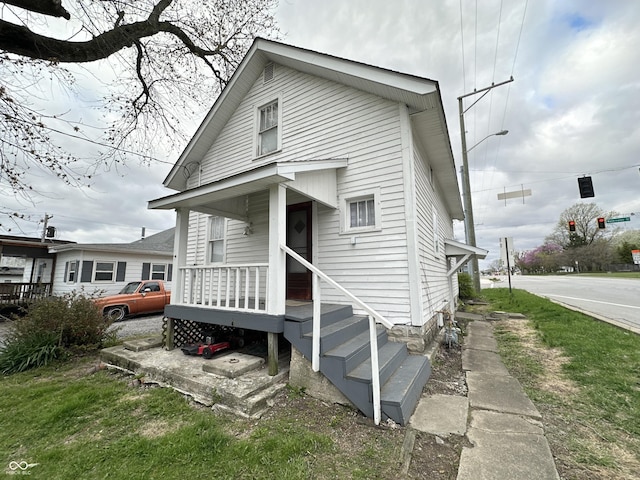 view of front of property