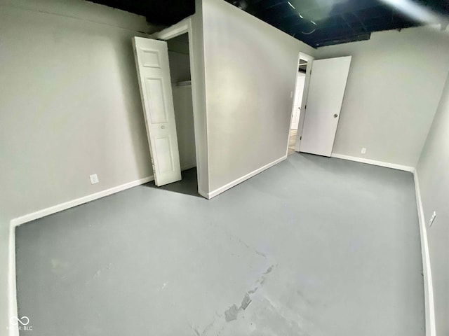 110 Renee Dr, Ellettsville, IN 47429 - basement with baseboards