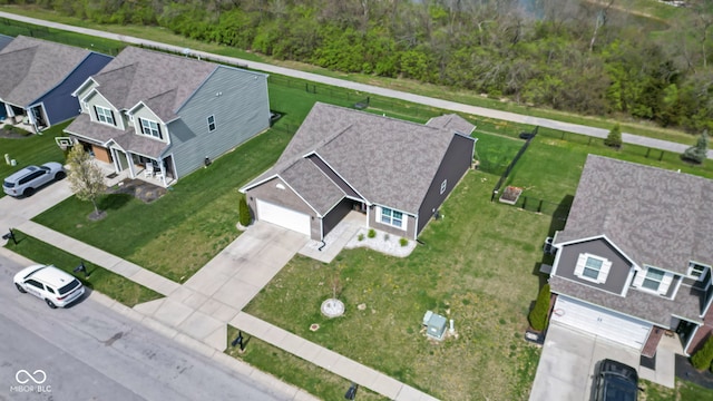 4323 Stubbington Ln, Indianapolis, IN 46239 - aerial view of property and surrounding area