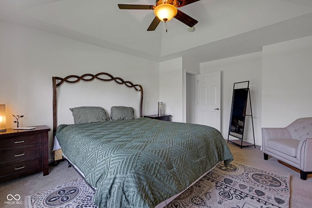 4323 Stubbington Ln, Indianapolis, IN 46239 - bedroom featuring light colored carpet and ceiling fan