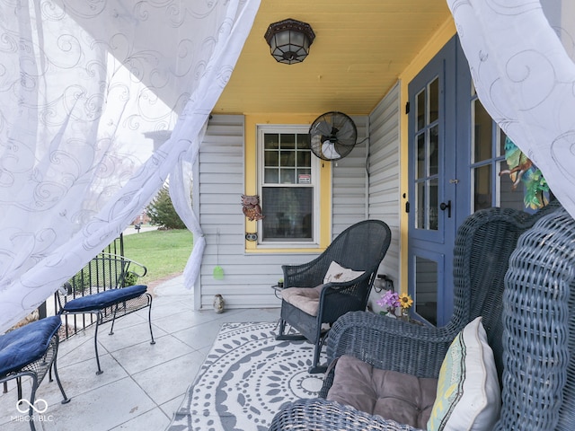57 Worman St, Indianapolis, IN 46227 - view of patio / terrace featuring covered porch