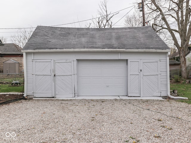 57 Worman St, Indianapolis, IN 46227 - view of detached garage