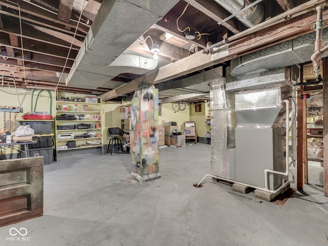 57 Worman St, Indianapolis, IN 46227 - view of unfinished below grade area
