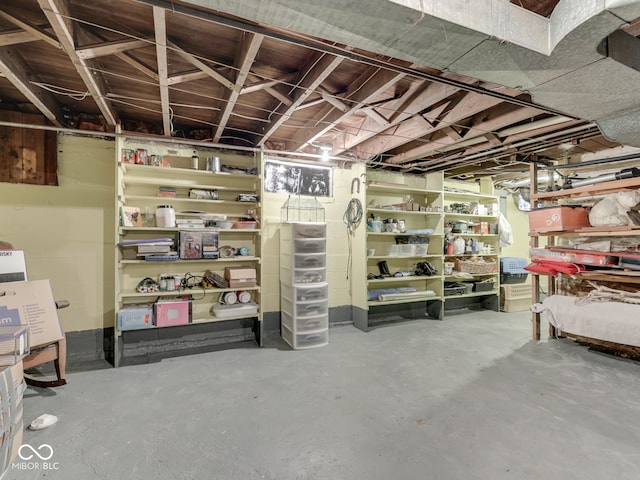 57 Worman St, Indianapolis, IN 46227 - view of unfinished below grade area