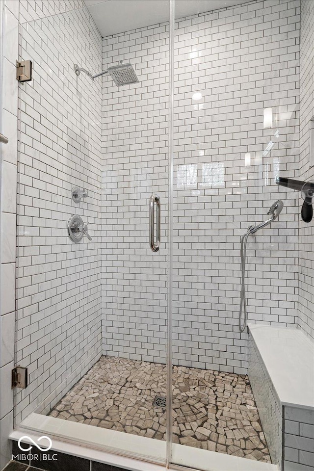7638 Beekman Ter, Zionsville, IN 46077 - bathroom featuring a shower stall