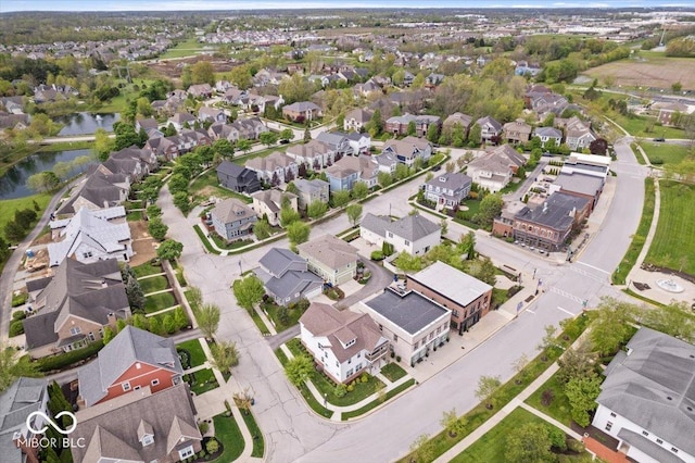 7638 Beekman Ter, Zionsville, IN 46077 - view of property location with nearby suburban area and a large body of water