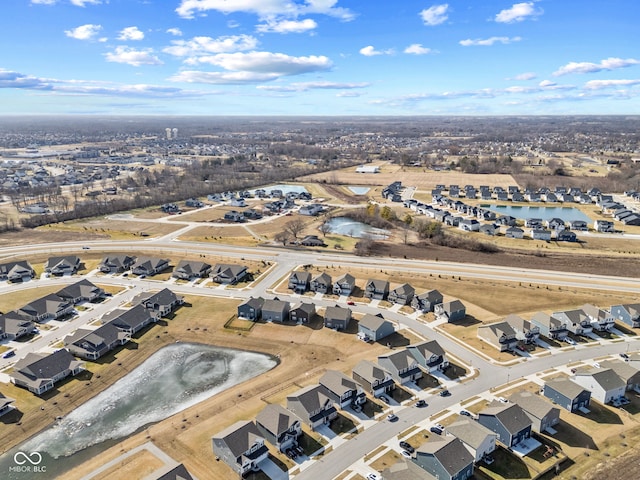 8673 Laurelton Pl, Brownsburg, IN 46112 - birds eye view of property with a residential view