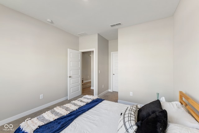 8673 Laurelton Pl, Brownsburg, IN 46112 - bedroom featuring visible vents, carpet flooring, and baseboards