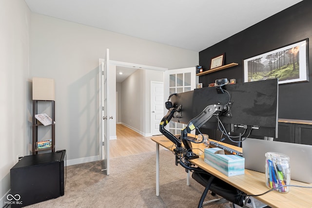 8673 Laurelton Pl, Brownsburg, IN 46112 - carpeted office space with baseboards