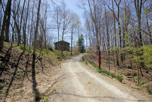 view of road