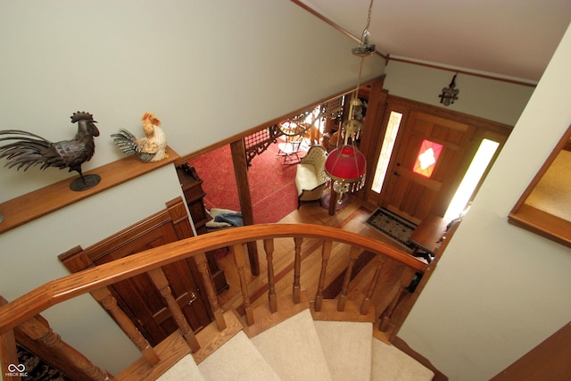 view of stairs