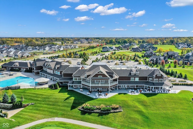 132 Oakhurst Way, Westfield, IN 46074 - bird's eye view featuring a residential view