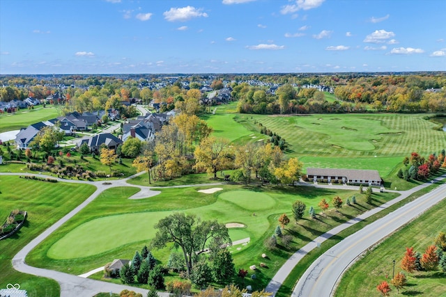 132 Oakhurst Way, Westfield, IN 46074 - birds eye view of property featuring a residential view and view of golf course