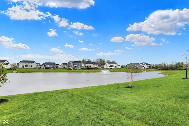 132 Oakhurst Way, Westfield, IN 46074 - view of water feature with a residential view