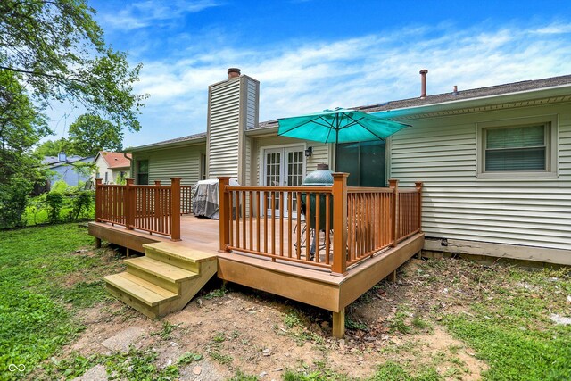 1697 Stacy Lynn Dr, Indianapolis, IN 46231 - view of deck