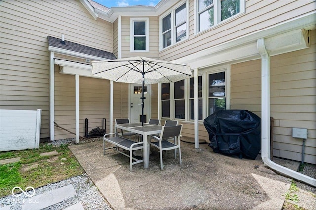244 W Admiral Way S, Carmel, IN 46032 - view of patio with outdoor dining area and grilling area