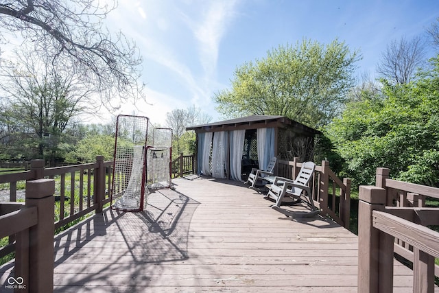 view of deck
