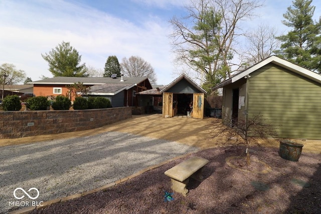 view of front of home