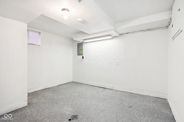 2114 N Dexter St, Indianapolis, IN 46202 - below grade area with electric panel and baseboards