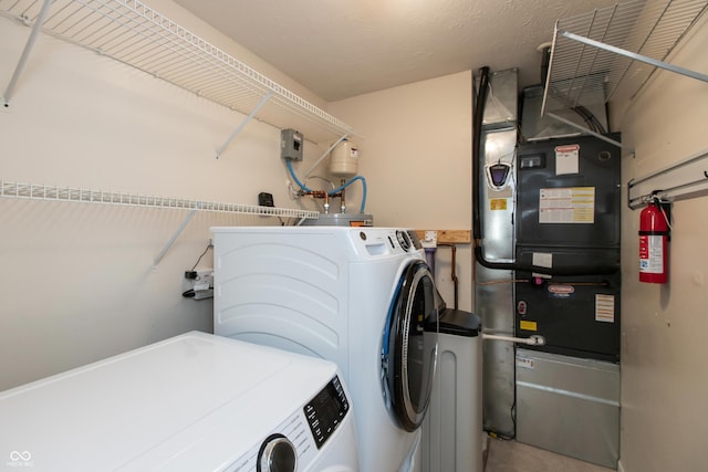 1579 Winding Creek Trl, Brownsburg, IN 46112 - laundry area with washer and dryer