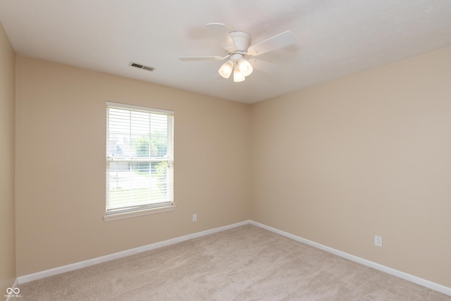 1579 Winding Creek Trl, Brownsburg, IN 46112 - unfurnished room with light carpet and a ceiling fan