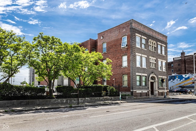 801 N Pennsylvania St Apt D, Indianapolis, IN 46204 - view of building exterior featuring fence