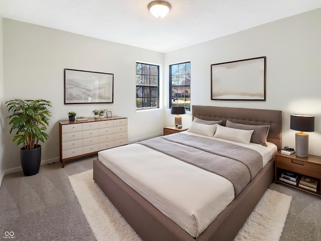 9162 Hadway Dr, Indianapolis, IN 46256 - bedroom with light carpet and baseboards