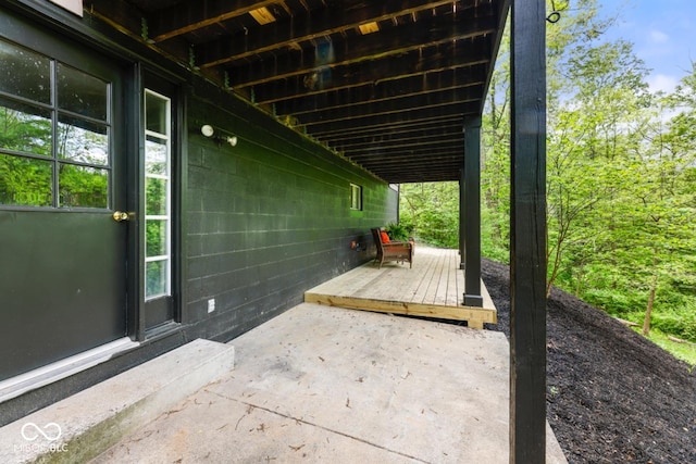 view of patio