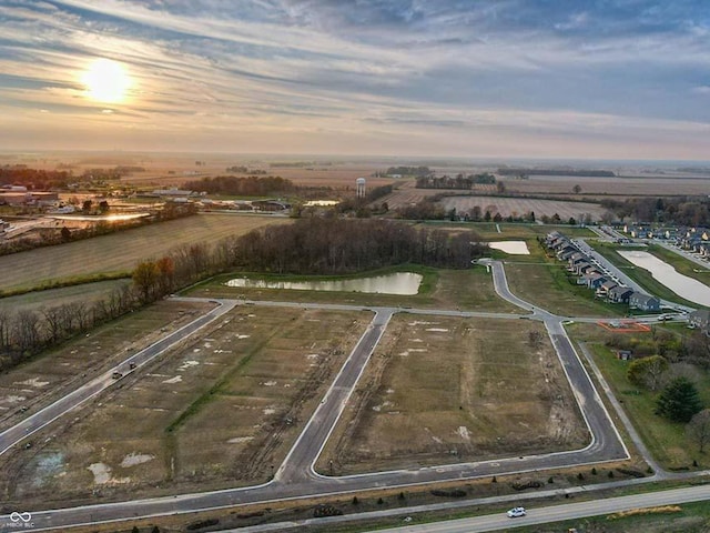 1656 Winn Ct, Fortville, IN 46040 - aerial view of property and surrounding area featuring a nearby body of water