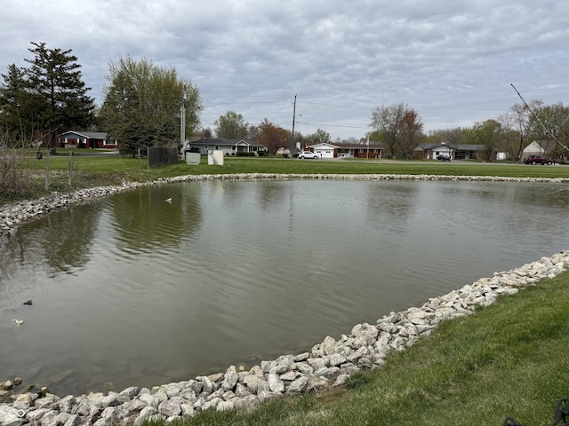 view of water feature