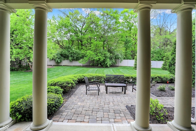 view of patio