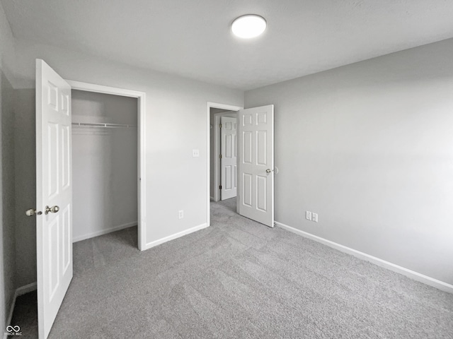 491 Westview Dr, Bargersville, IN 46106 - unfurnished bedroom with carpet, a closet, and baseboards