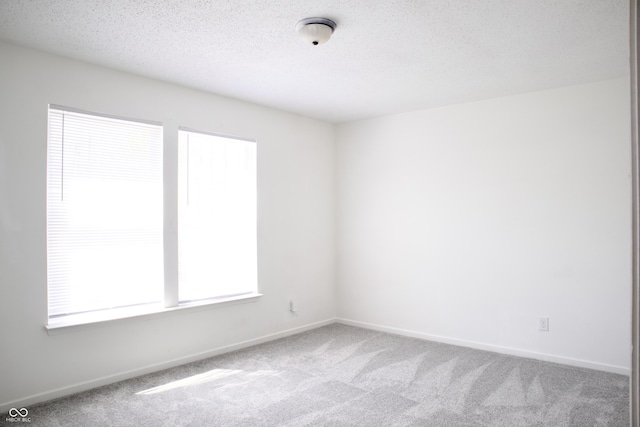 5236 Skipping Stone Dr, Indianapolis, IN 46237 - spare room featuring a textured ceiling, a wealth of natural light, carpet floors, and baseboards