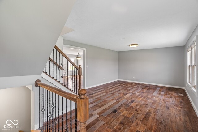 6519 Rothchild Blvd, Indianapolis, IN 46278 - spare room featuring baseboards and wood finished floors