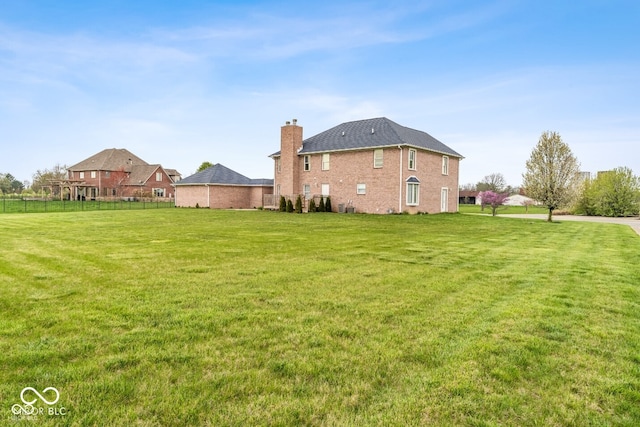 6519 Rothchild Blvd, Indianapolis, IN 46278 - view of yard featuring fence
