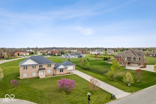 6519 Rothchild Blvd, Indianapolis, IN 46278 - aerial view featuring a residential view