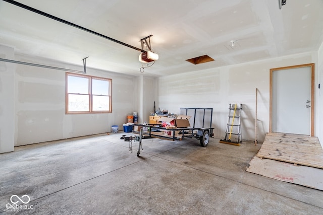 6519 Rothchild Blvd, Indianapolis, IN 46278 - garage featuring a garage door opener