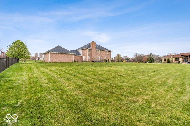 6519 Rothchild Blvd, Indianapolis, IN 46278 - view of yard with fence